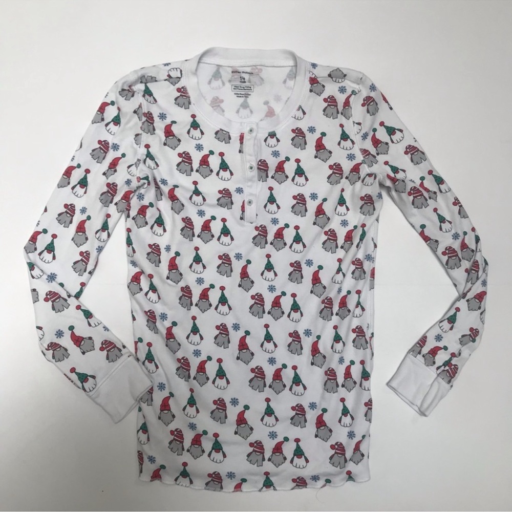 ROLLER RABBIT GNOME Girl’s Pajama Top Only size 14